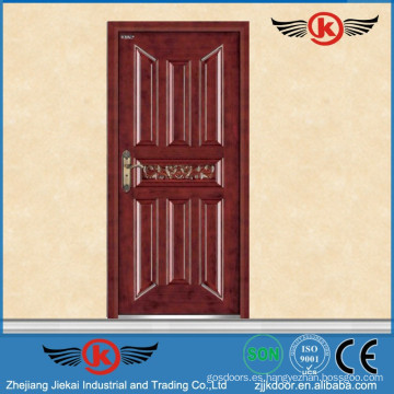 JK-A9040 JieKai sistema de entrada de puerta / puerta de alarma de seguridad / puerta sur de la India diseños de puertas